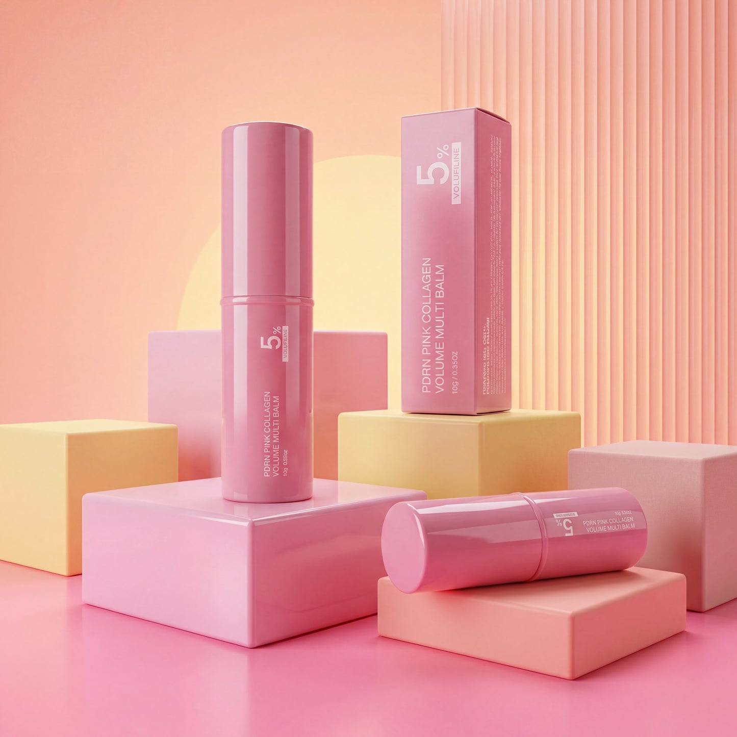 Velora Pink Glow Balm - 5% Volufiline K-Beauty Hydrating Balm